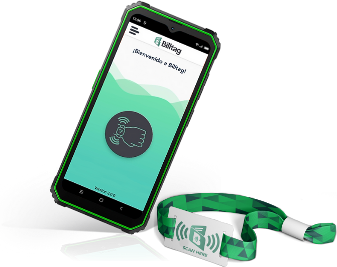  billtag cashless para eventos